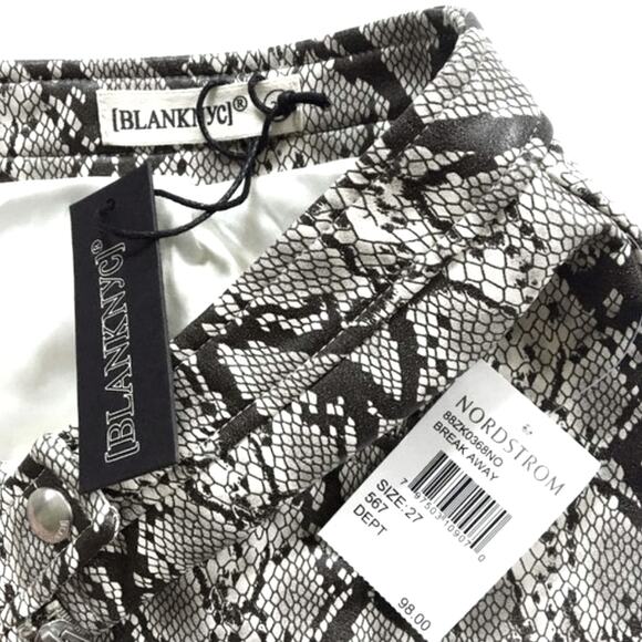 Blank NYC Break Away Animal Print Faux Leather Mini Skirt - Picture 7 of 8